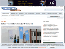 Tablet Screenshot of die-glocke.de